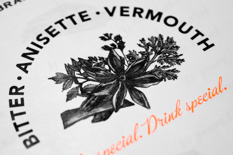 — Illustrations arranged in the bar menu