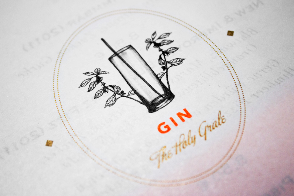 — Illustrations arranged in the bar menu