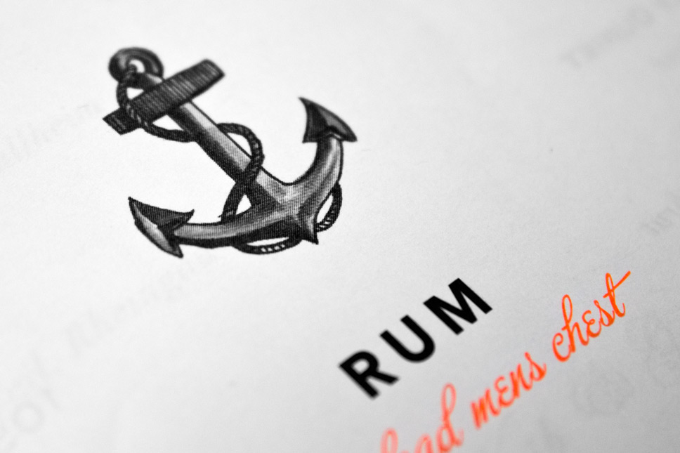 — Illustrations arranged in the bar menu
