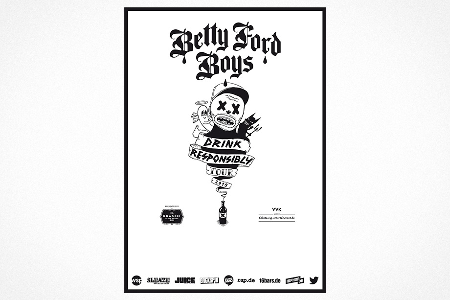 Betty Ford Boys - Drive Responsibly Tour by studio volito
