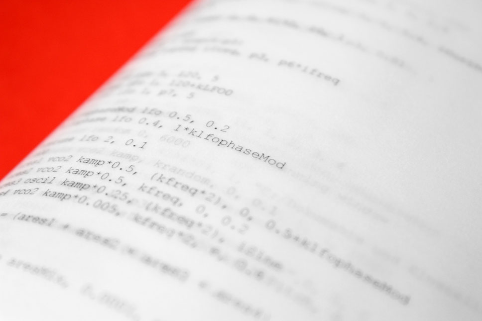 — Those transparent pages show the continuity of the code — Those transparent pages show the continuity of the code