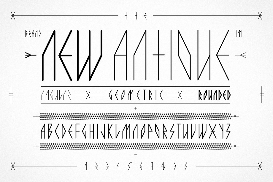 — The New Antique Alphabet