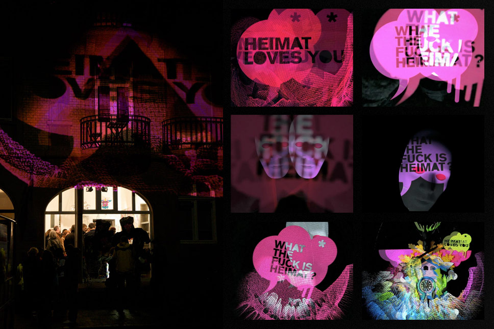 — 'What the fuck is Heimat?' live visuals, Mannheim Museumsnacht